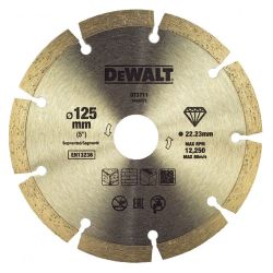 Круг отрезной алмазный 125х5х22,2 универс.  DeWalt