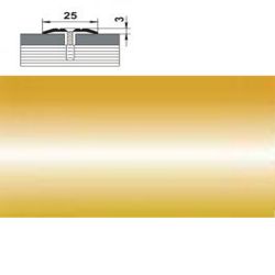 Порог-стык 1,35 * 25мм золото люкс 02Л  ЛУКА