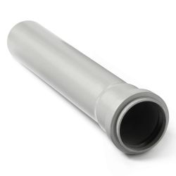 Труба с раструбом  50 L0,5м  ПОЛИТРОН