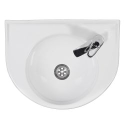 Умывальник белый ДЕТСКИЙ/ОРФЕЙ-50 с отв. на кронш 240 мм 480х370х160  ТД КЕРАМИКА