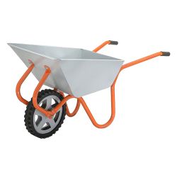 Тачка строительная 240кг, 120л  TCCP усиленная, литая резина