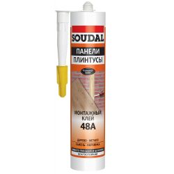 Клей жид. гв. для панелей каучуковый 48А 300мл  SOUDAL