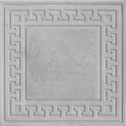 Плитка тротуарная "Орнамент" 500х500х60мм серая