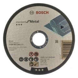 Круг отрезной 125 х 1,6 х 22 по металлу  BOSCH 