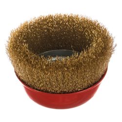 Щетка чашечная для УШМ 125мм (пров. 0,3мм)  MATRIX