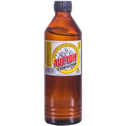 Ацетон    0,5л стекло