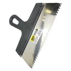 Шпатель нерж зубчатый 200мм, зуб   6х  6мм  ON