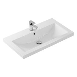 Умывальник мебельный белый COMO   80 800х165х450  CERSANIT