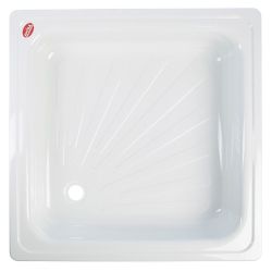 Поддон стальной эмал. белый 900х900  ANTIKA