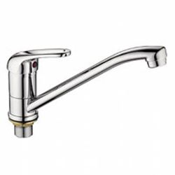 Смеситель для кухни 35 карт.  LEDEME  на гайке