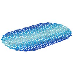 Коврик противоскользящий в ванну 67х36 Аквамарин  SUNSTEP