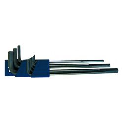 Набор ключей имбусовых, короткие TORX T2-T10мм, 9шт  РемоКолор