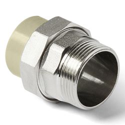 Американка 20 -   3/4" НР PPR серый  PRO AQUA