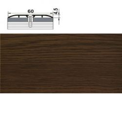 Порог-стык 1,8 * 60мм дуб темный 091  ЛУКА