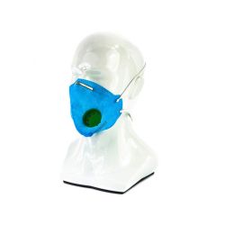 Полумаска фильтрующая cкладная, с клапаном тип защиты FFP1