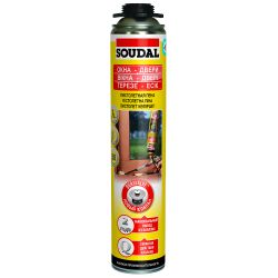 Пена монтажная профи  750мл  SOUDAL Gun Yellow