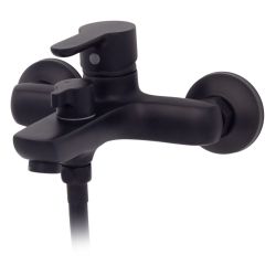 Смеситель ванн.-душ. 35 карт.  SANDAY SD70002-07  короткий излив, черный