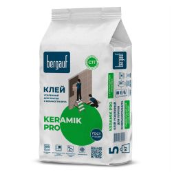 Клей плиточный   5,0кг  BERGAUF Keramik Pro