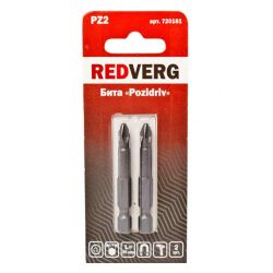 Бита крест. РZ 2   50мм  REDVERG