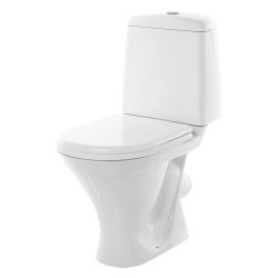 Унитаз белый АТТИКА компакт 606х400х775  SANITA