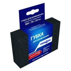 Губка абразивная прямоугольная P080  УПРАВДОМ