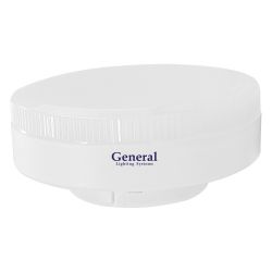 Лампа светодиод.GX 53 15Вт, 220В,матовое стекло,(4500К) нейтр.  GENERAL
