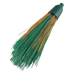 Метла синтетическая круглая, 5 колец, без черенка  (Павлово)