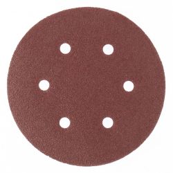 Круг абразивный  под липучку 150мм, перф. № 80 MATRIX (уп.5) 