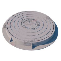 Люк д/смотровых колодцев чугунный легкий   3,0т тип Л ЛУ (А30)-1-60 ГОСТ 3634-2019  БКМЗ