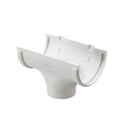 Воронка желоба D120мм  DOCKE STANDARD белый