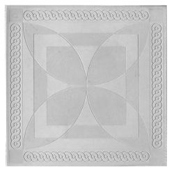 Плитка тротуарная "Бабочка" 400х400х50мм серая