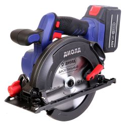Пила цирк.аккумуляторная  ДИОЛД  АДП-20ЛИ-02  (20В, БЕЗ АККУМУЛЯТОРА и ЗУ, диск 165х20,пропил 52мм)