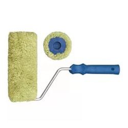 Валик полиакрил 180мм х 70мм/ 106мм (ворс 18мм, бюгель 8мм) зеленый  FIT It