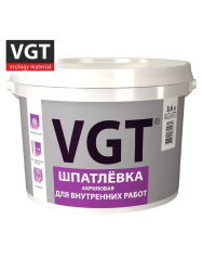 Шпатлевка акриловая для внутр работ   3,6кг  ВГТ