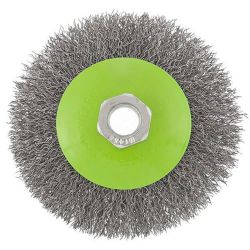 Щетка коническая для УШМ 100мм (пров. 0,3мм)  СИБРТЕХ