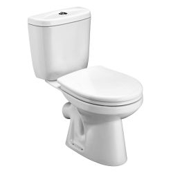 Унитаз белый АНИМО компакт 630х380х750  SANTEK