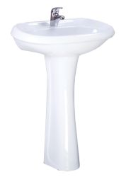 Умывальник с пьед. белый ВОРОТЫНСКИЙ с отв. 446х564х825  SANTERI (Воротынск)