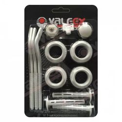 Набор для радиатора 1"х1/2" с 3-мя кронштейнами  VALFEX