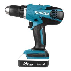 Шуруповерт акк. MAKITA  DF457 DWE Li-ion  (18В,2акк,1.5Ач,42Нм,1.7кг)