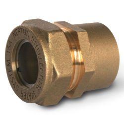 Комплект концевого фитинга 20 - 3/4" ВР лат IWS  NEPTUN