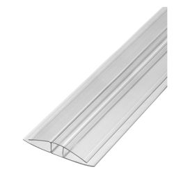 Профиль соединительный (H) для поликарбоната 20мм х 6,0м прозрачный