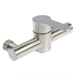 Смеситель для душа 35 карт.  LEDEME  нерж, сатин