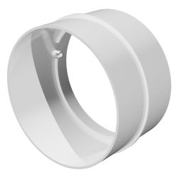 Соединитель круглого канала ПВХ 100мм  ЭВЕНТ