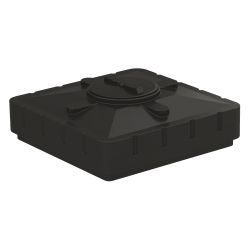 Бак для душа  240л черный (440х950х950)  AQUATECH