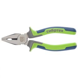 Плоскогубцы комбинированные 160мм  СИБРТЕХ,  фосфатир, 3-х комп. рукоятки