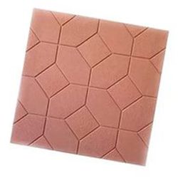 Плитка тротуарная "Ковёр" 500х500х50мм красная