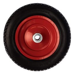 Колесо полиуретановое  360мм,длина оси   65мм, ф25мм  YARD