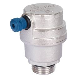 Воздухоотводчик автоматический   1/2" прямой, боковой спуск  STOUT