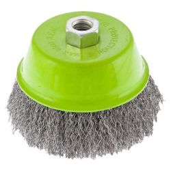 Щетка чашечная для УШМ 100мм (пров. 0,3мм)  СИБРТЕХ