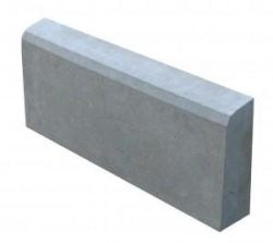 Бордюр тротуарный   500х200х50 серый пресс.